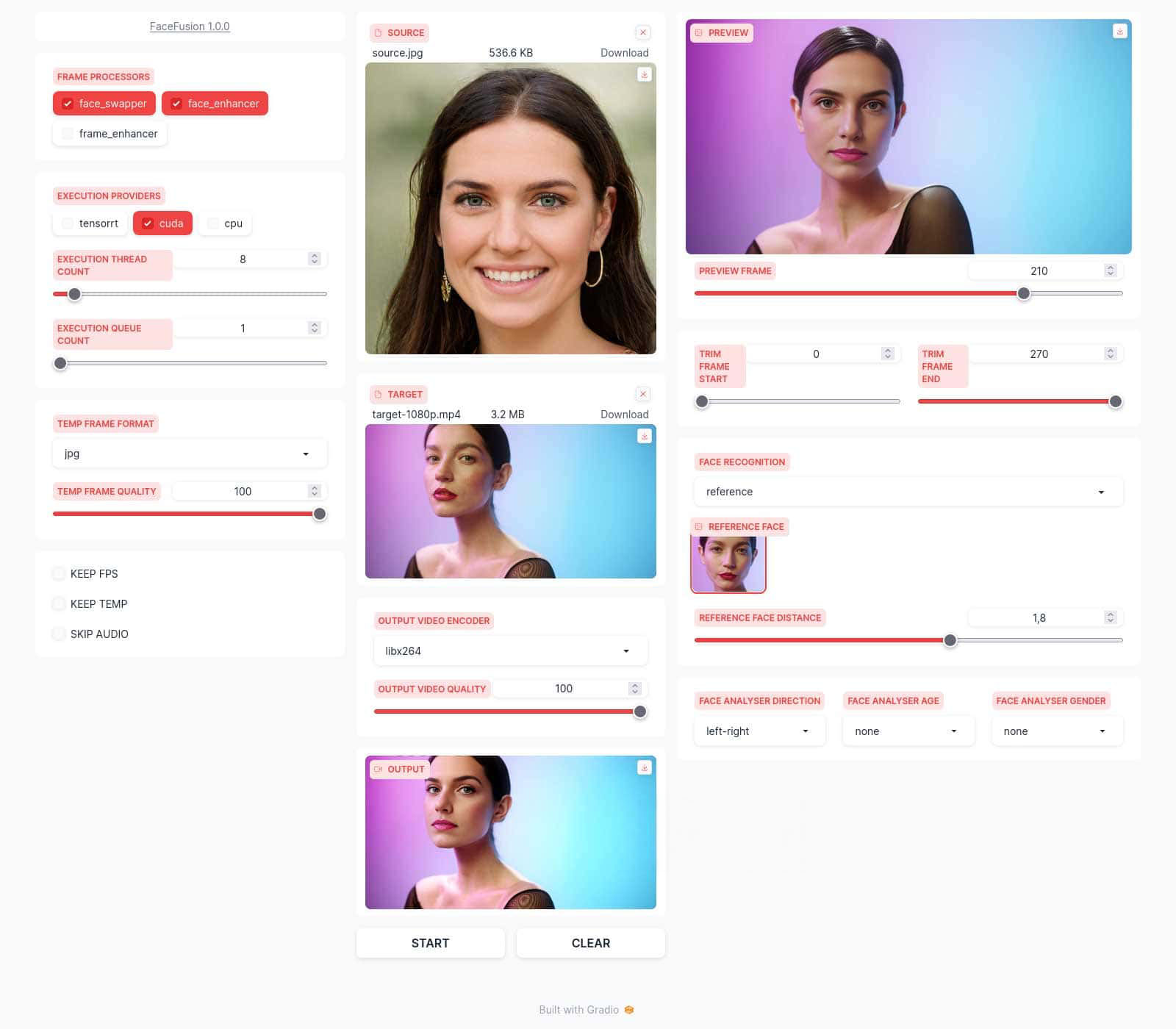 开源人脸融合 AI换脸工具-FaceFusion 1 开源人脸融合 AI换脸工具-FaceFusion