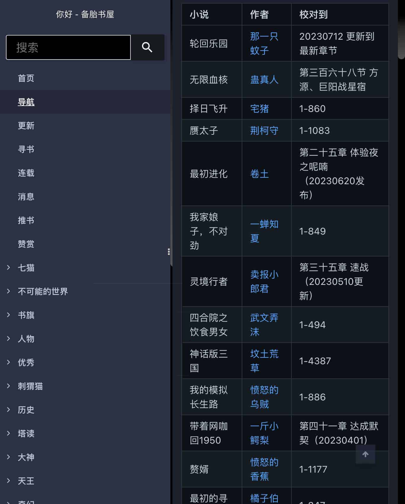 备胎书屋-电子书免费下载 电子书存档网站