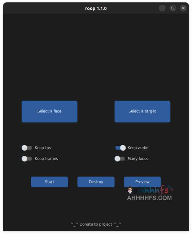 免费AI视频换脸工具-roop 3 AI视频换脸工具-roop