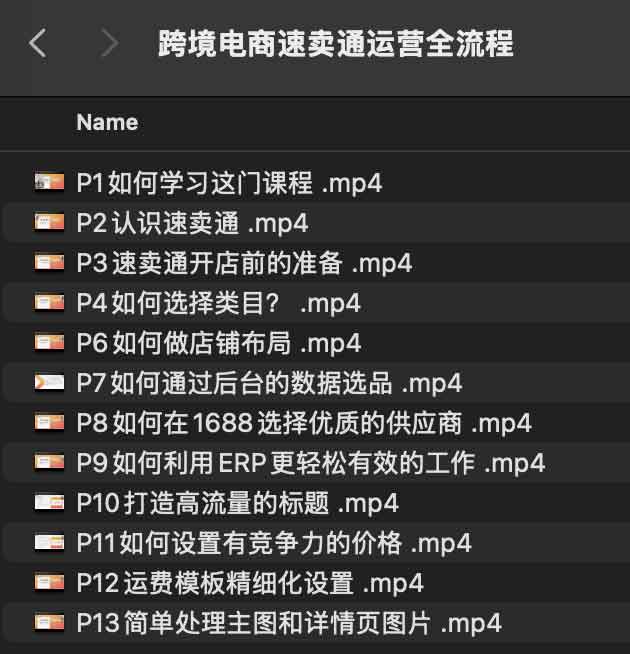 跨境电商速卖通运营全流程 1 跨境电商速卖通运营全流程