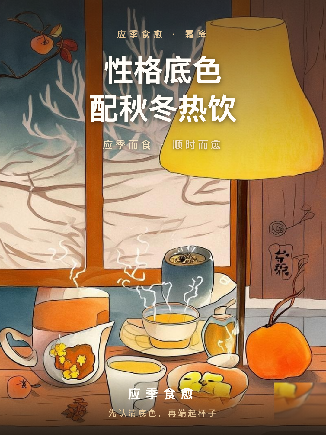 性格底色配秋冬热饮